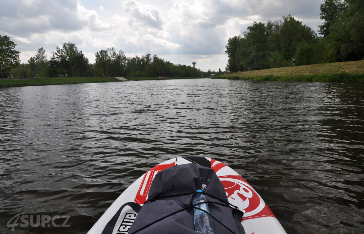 Paddleboard Pardubice výlet Labe - Loučná