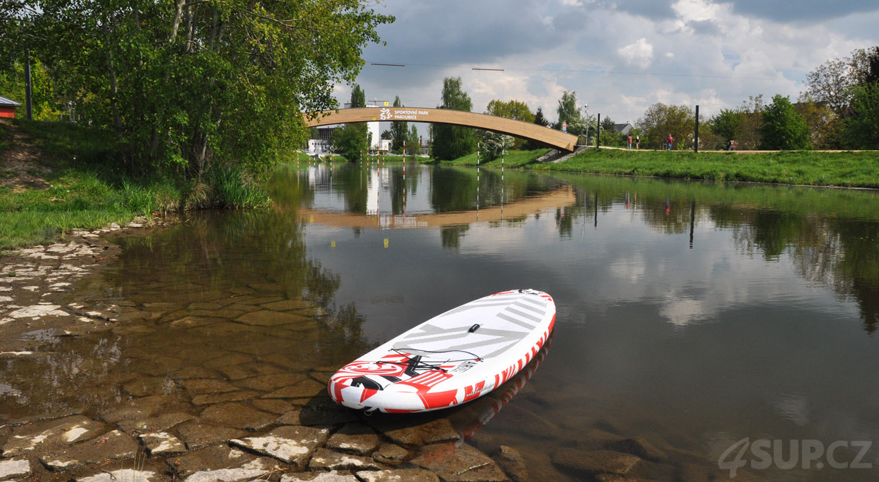 Paddleboard Pardubice výlet Labe - Loučná - Chrudimka sportovní park Pardubice