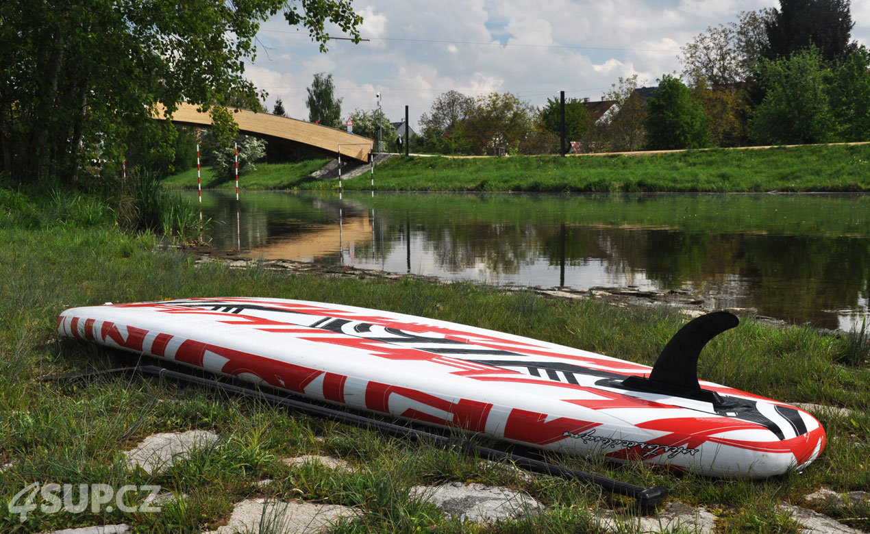 Paddleboard Pardubice výlet Labe - Loučná - park Na Špici