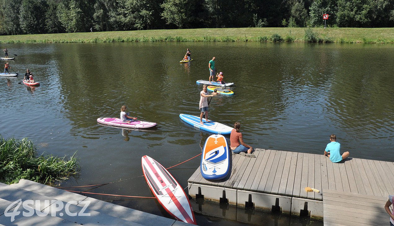 Skiffo XX 10 - pro ženy, dámský paddleboard - Sportovní park Pardubice 2017